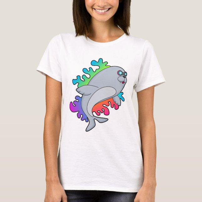 Camiseta Sello con lentes (Anverso)