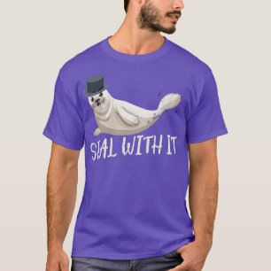 Camiseta Sello con león marino divertido