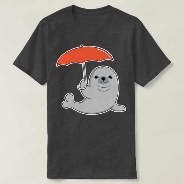 Camiseta Sello con paraguas (Diseño del anverso)