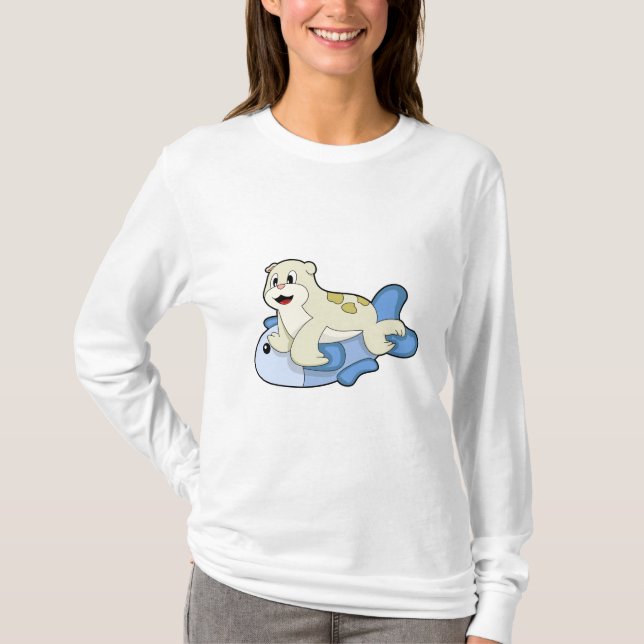 Camiseta Sello con peces (Anverso)