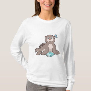 Camiseta Sello con peces