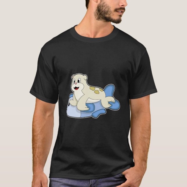 Camiseta Sello con peces (Anverso)