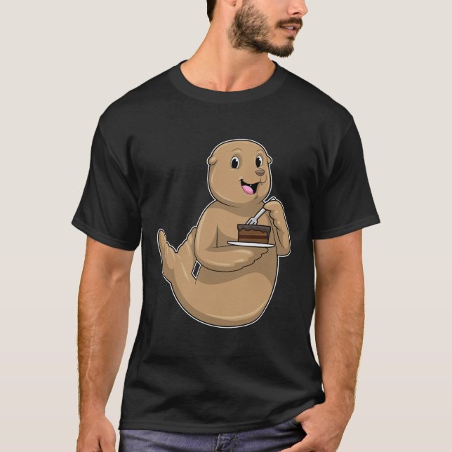Camiseta Sello con torta (Anverso)