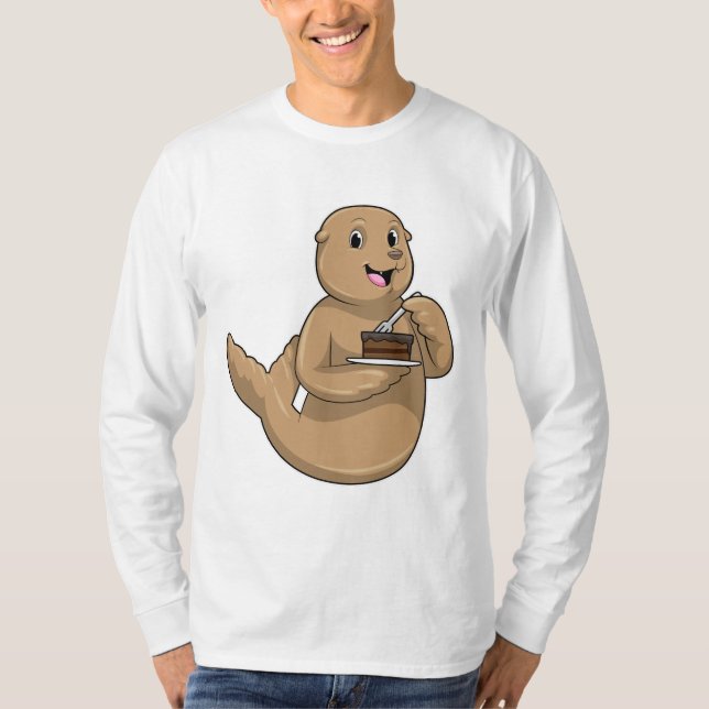 Camiseta Sello con torta (Anverso)