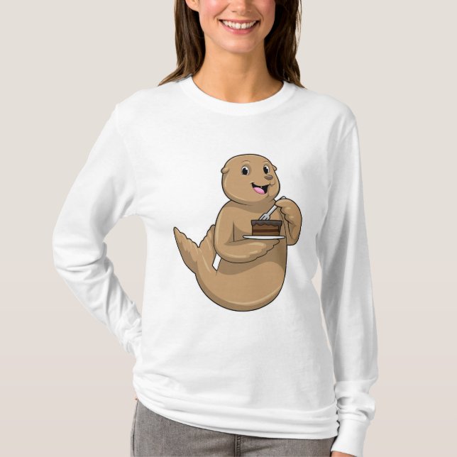 Camiseta Sello con torta (Anverso)