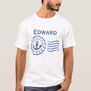 Camiseta Sello de anclaje náutico