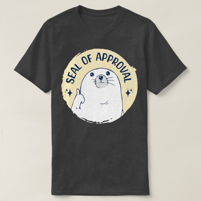 Camiseta Sello De Aprobación (Diseño del anverso)