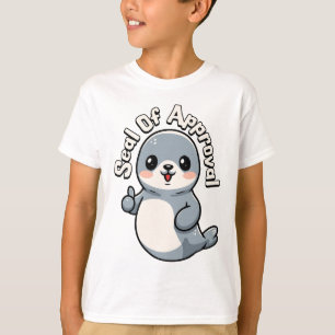 Camiseta ¡Sello De Aprobación! Personalizado Cute Seal Pun