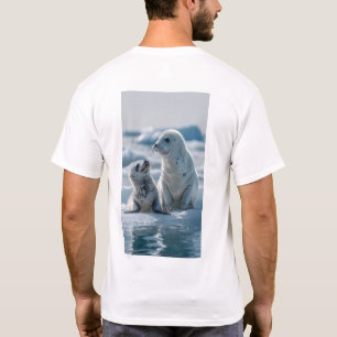 Camiseta Sello de arpa infantil en 3D y mamá aplaudiendo ca