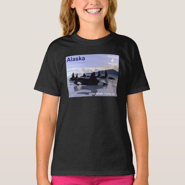 Camiseta Sello de ballenas asesinas de Alaska (Anverso)