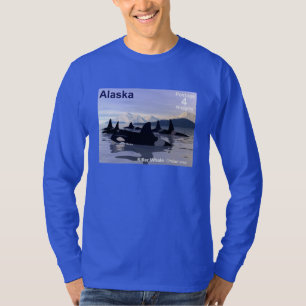 Camiseta Sello de ballenas asesinas de Alaska