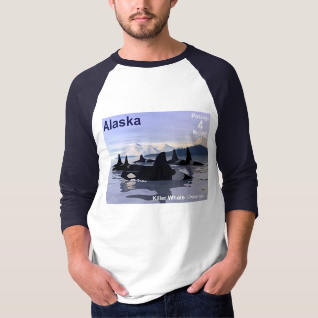 Camiseta Sello de ballenas asesinas de Alaska (Anverso)