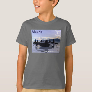 Camiseta Sello de ballenas asesinas de Alaska
