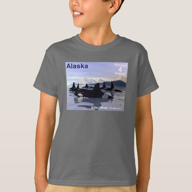 Camiseta Sello de ballenas asesinas de Alaska (Anverso)