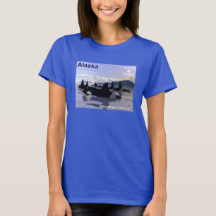 Camiseta Sello de ballenas asesinas de Alaska