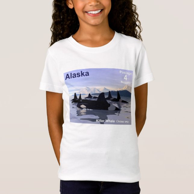 Camiseta Sello de ballenas asesinas de Alaska (Anverso)