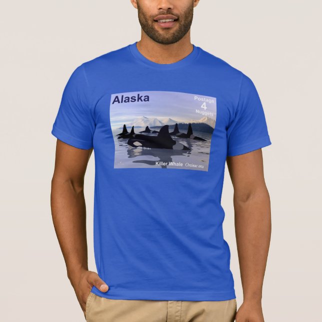 Camiseta Sello de ballenas asesinas de Alaska (Anverso)