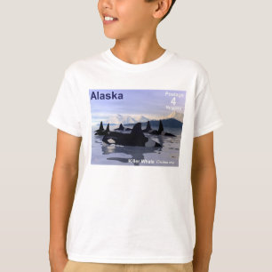 Camiseta Sello de ballenas asesinas de Alaska