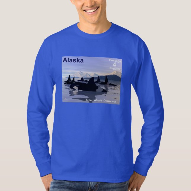 Camiseta Sello de ballenas asesinas de Alaska (Anverso)