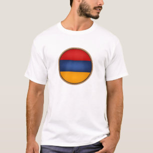Camiseta Sello de bandera de Armenia de Guay