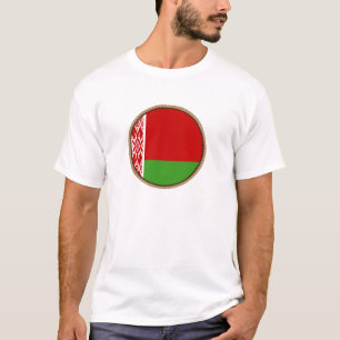Camiseta Sello de bandera de Bielorrusia de Guay