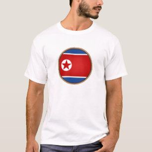 Camiseta Sello de bandera de Guay Corea del Norte
