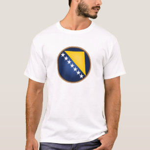 Camiseta Sello de bandera de Guay en Bosnia y Herzegovina
