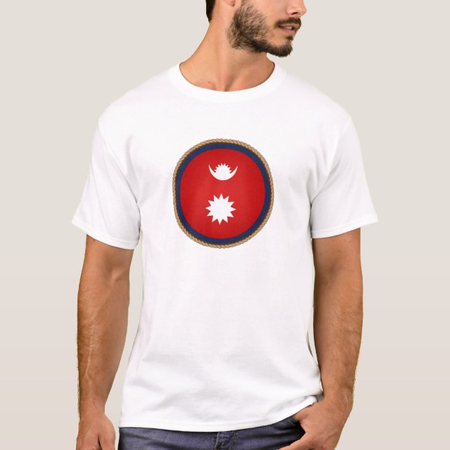 Camiseta Sello de bandera de Nepal de Guay (Anverso)