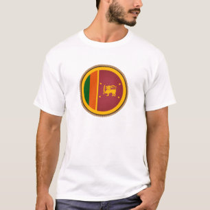 Camiseta Sello de bandera de Sri Lanka de Guay