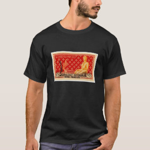Camiseta Sello de Buda del vintage de Laos