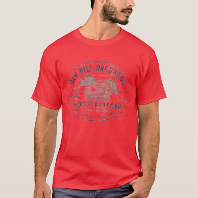 Camiseta Sello de caja de Ole Bill Orchards de cosecha tard (Anverso)