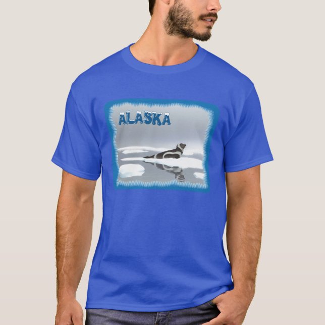 Camiseta Sello De Cinta En El Hielo (Anverso)