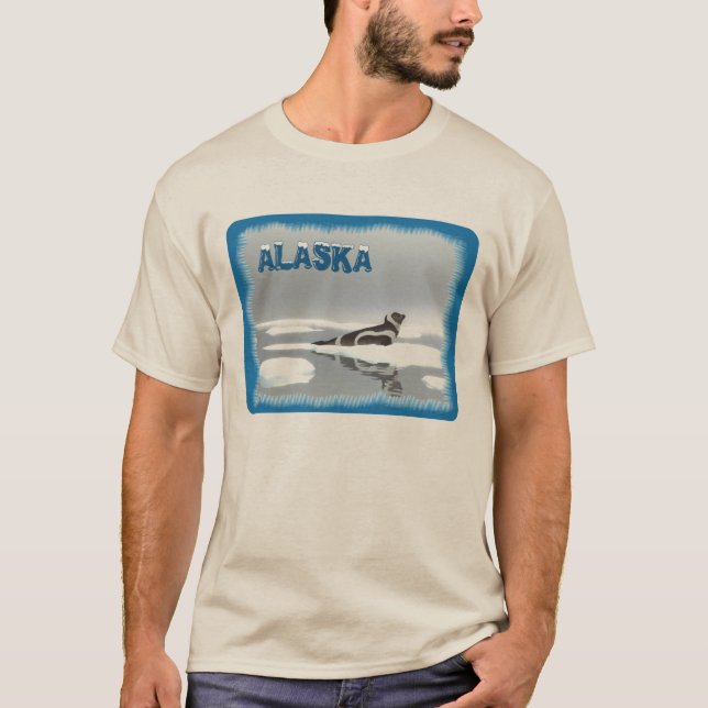 Camiseta Sello De Cinta En El Hielo (Anverso)