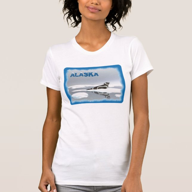 Camiseta Sello De Cinta En El Hielo (Anverso)