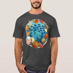 Camiseta Sello de conchas marinas