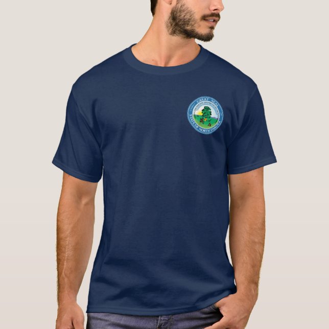 Camiseta Sello de Dakota del Norte (Anverso)