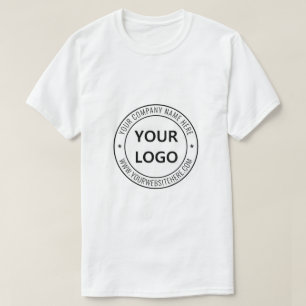Camiseta Sello de empresa con logotipo de negocios personal