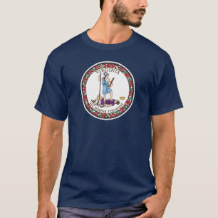 Camiseta Sello de Estado de Virginia, EE.UU.