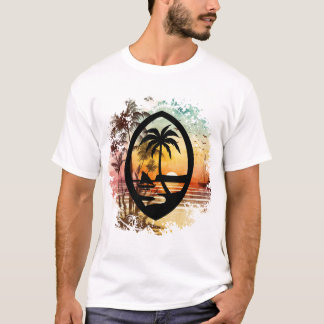 Camiseta Sello de Guam del amanecer