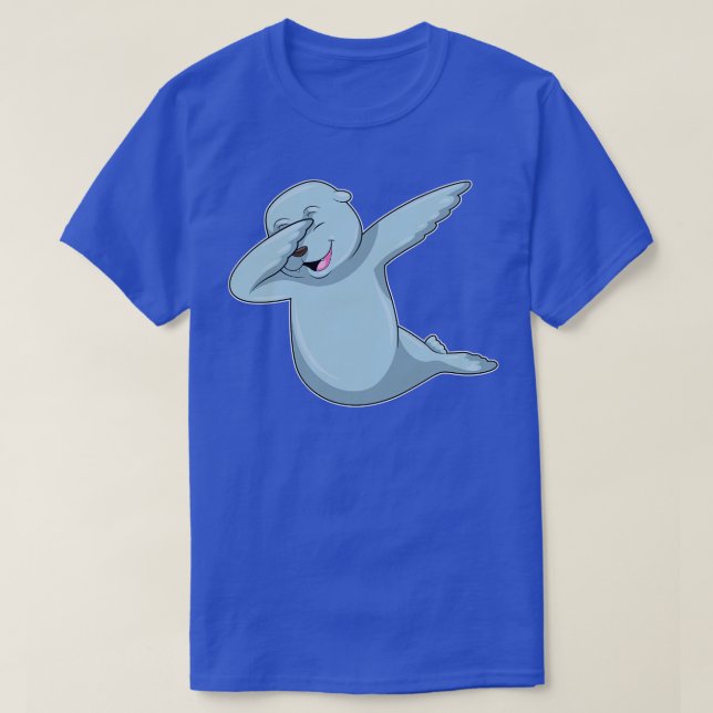 Camiseta Sello de Hip Hop Dance Dab (Diseño del anverso)
