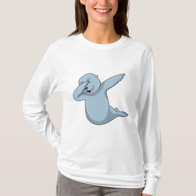 Camiseta Sello de Hip Hop Dance Dab (Anverso)