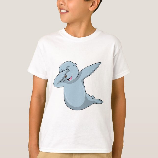 Camiseta Sello de Hip Hop Dance Dab (Anverso)