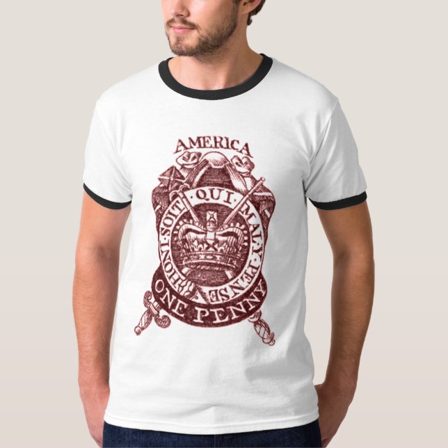 Camiseta Sello de Impuesto 1765 (Anverso)