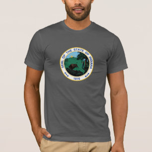 Camiseta Sello de Indiana, sello del estado americano