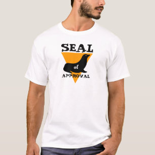 Camiseta sello de la aprobación