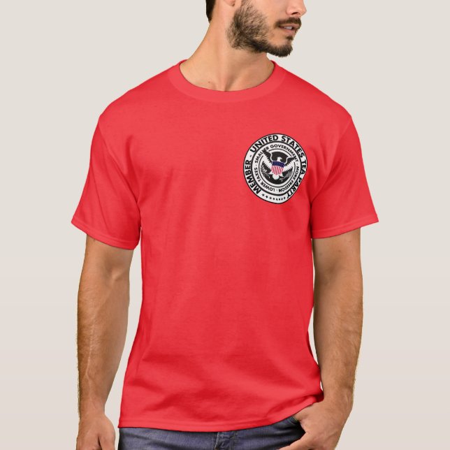 Camiseta Sello de la fiesta del té de Estados Unidos del (Anverso)