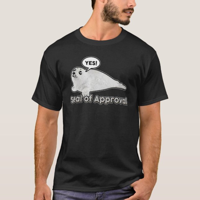 Camiseta Sello De La Idea De Homologación Sello Animal (Anverso)