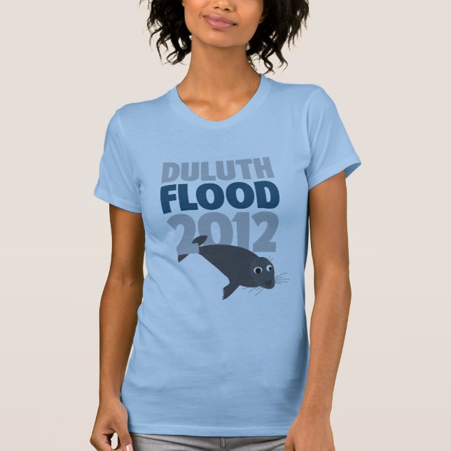 Camiseta Sello de la inundación 2012 de Duluth (Anverso)