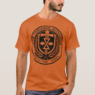 Camiseta Sello de la propiedad de variación de tiempo negro