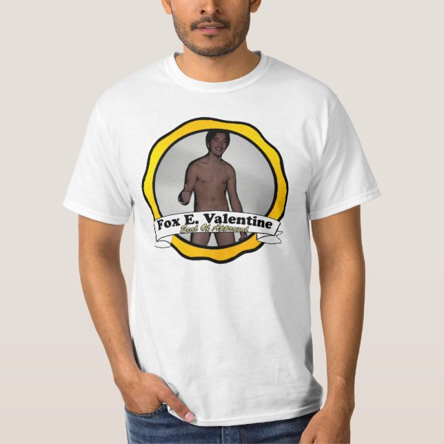 Camiseta Sello de la tarjeta del día de San Valentín del (Anverso)